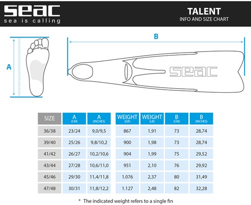 Seac Sub Freedive vinnen Talent Zwart-3