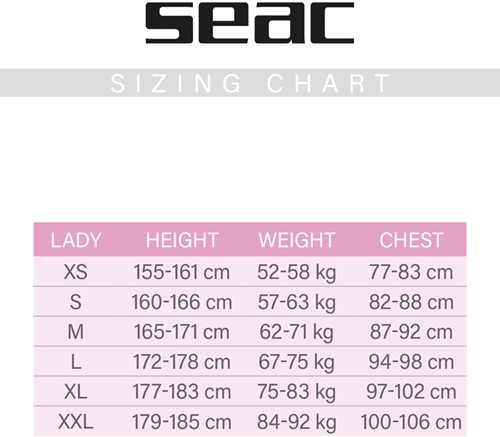 Seac Sub Warm Dry 4 MM Dames - XL-2