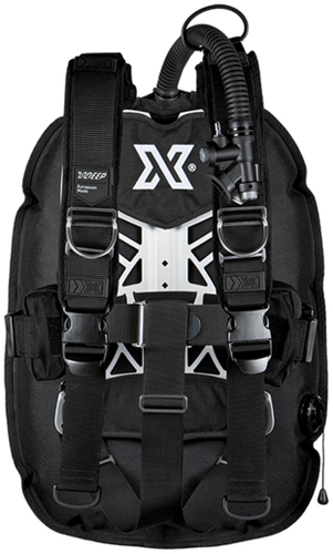 XDEEP Ghost Set Deluxe NX series Ultralight Zwart Small backplate, M (2x 3kg) loodpockets