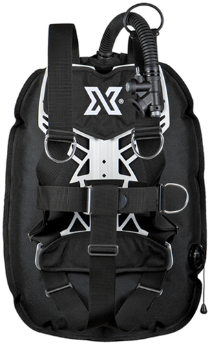 XDEEP Ghost Set Standard NX series Ultralight Zwart Small backplate, XL (2x 6kg) loodpockets