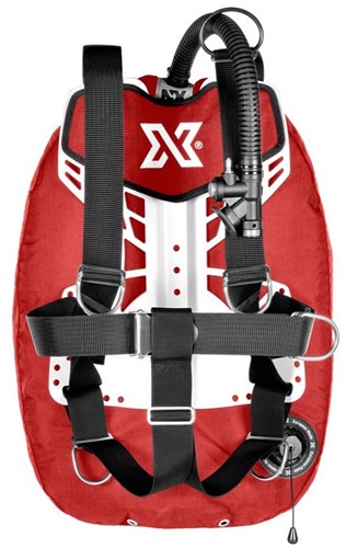 XDEEP Zen Ultralight Standard Set NX Series Rood Large backplate, XL (2x 6kg) loodpockets