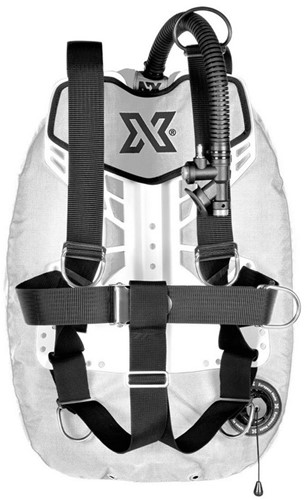 XDEEP Zen Standard Set NX Series Wit Small RVS backplate, S (2x 2kg) loodpockets