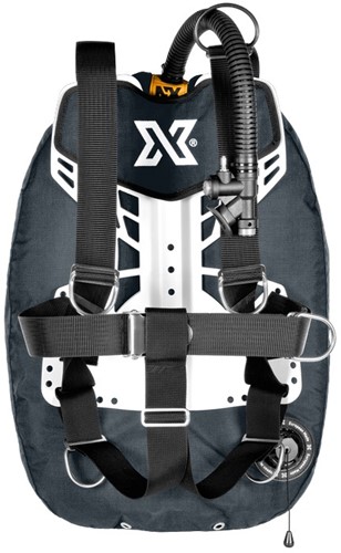 XDEEP Zen Ultralight Standard Set NX Series Grijs Large backplate, geen loodpockets