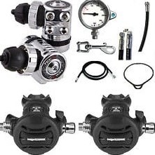 Apeks Tek3 Set + Manometer