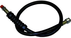 Aqualung Middendruk Slang Rubber 3/8, Zwart 70CM