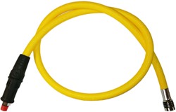 Aqualung Legend Middendruk Slang Aquaflex  3/8, Geel 1M