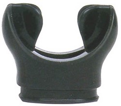 Aqualung Silicone Mondstuk Zwart