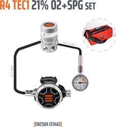 Tecline R4 TEC1 Stage Set 21% O2 met manometer