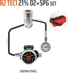 Tecline R2 TEC1 Stage Set 21% O2 met manometer