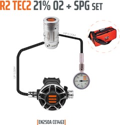 Tecline R2 TEC2 Stage Set 21% O2 met manometer