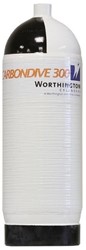 Duikfles 12 liter 300 bar Carbon