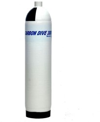 Duikfles 6.8 liter 300 bar Carbon