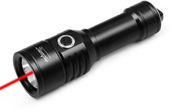 Orcatorch D570RL Duiklamp met rode laserpointer