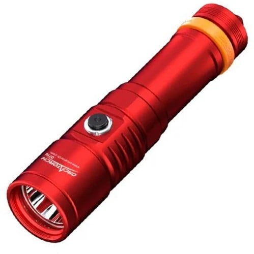 Orcatorch D710 Duiklamp Rood