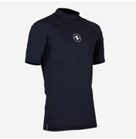 Aqualung Rashguard Slim Fit Korte Mouw Man Zwart-2