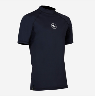 Aqualung Rashguard Slim Fit Korte Mouw Man Zwart-2
