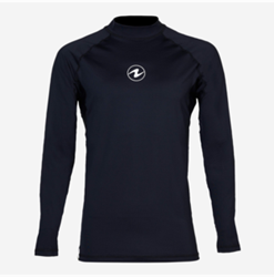 Aqualung Rashguard Slim Fit Lange Mouw Man Zwart