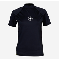 Aqualung Rashguard Slim Fit Korte Mouw Dames Zwart-3