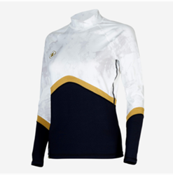 Aqualung Rashguard Slim Fit Lange Mouw Dames Zwart/Wit