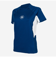 Aqualung Rashguard Loose fit Korte Mouw Dames Blauw/Wit-2