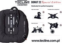 Tecline Donut 22 Special Edition Set met 3mm backplate en Comfort Harnas Rood-2