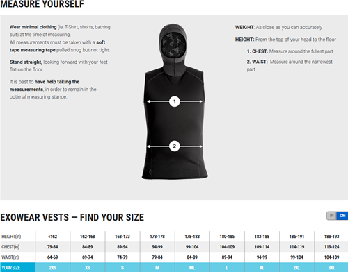 Exowear Hooded Vest M-1