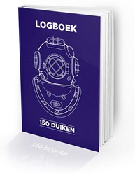 Logboek 150 duiken Blauw