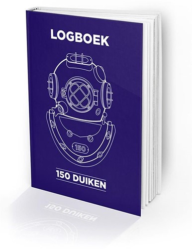 Logboek 150 duiken Blauw