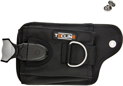 Tecline QR Weight Pocket met D-ring - Links