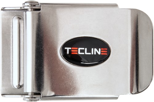 Tecline RVS Gesp 50mm met logo
