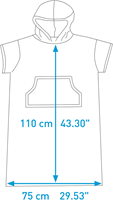 Poncho Towel - Zwart-3