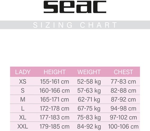 Seac Sub Natpak Carezza 2,5 MM Dames -2