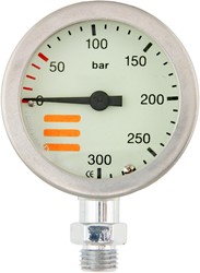 Tecline Manometer 300 bar Ø52mm
