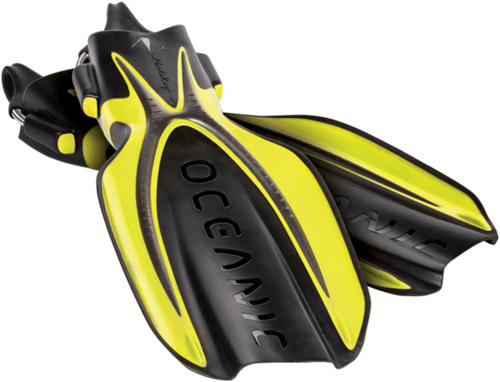 Oceanic Manta Ray Duikvinnen Zwart - Geel XS