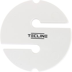 Tecline Cookie Ø5.5cm wit