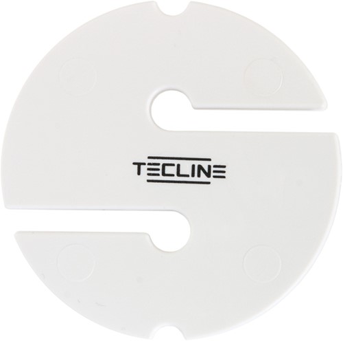 Tecline Cookie Ø5.5cm wit