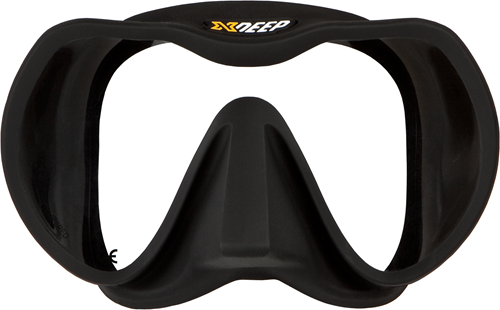 Radical Frameless duikmasker maat L - Zwart