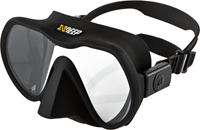 Radical Frameless duikmasker maat L - Zwart-2