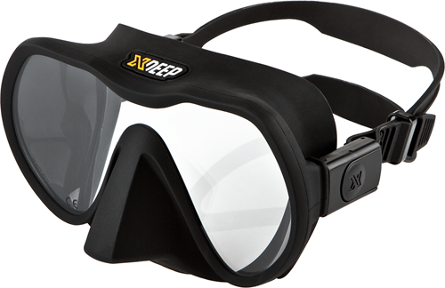 Radical Frameless duikmasker maat L - Zwart-2