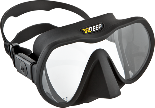 Radical Frameless duikmasker maat L - Zwart-3