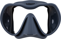 Radical Frameless duikmasker maat L - Grijs