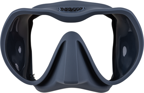 Radical Frameless duikmasker maat L - Grijs