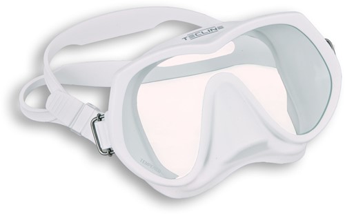 Tecline Frameless Super View Duikmasker wit