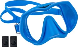 Tecline Frameless Super View Duikmasker blauw