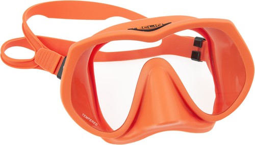 Tecline Frameless Super View Duikmasker oranje