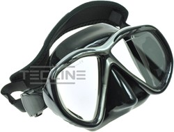 Tecline Tiara Duikmasker met neopreen maskerband zwart