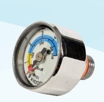 Mini first stage pressure gauge