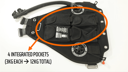Side 16 Avenger Sidemount BCD - Avenger Maya Black-3