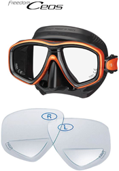 Tusa Masker M-212 Ceos op sterkte met min glazen 