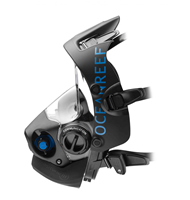 Neptune III Full Face Duikmasker Zwart S/M-3